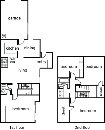 Sunrise Park 4 bed 1.5 bath 1521